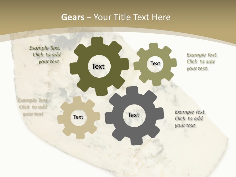 Veined Delicious Appetizer PowerPoint Template