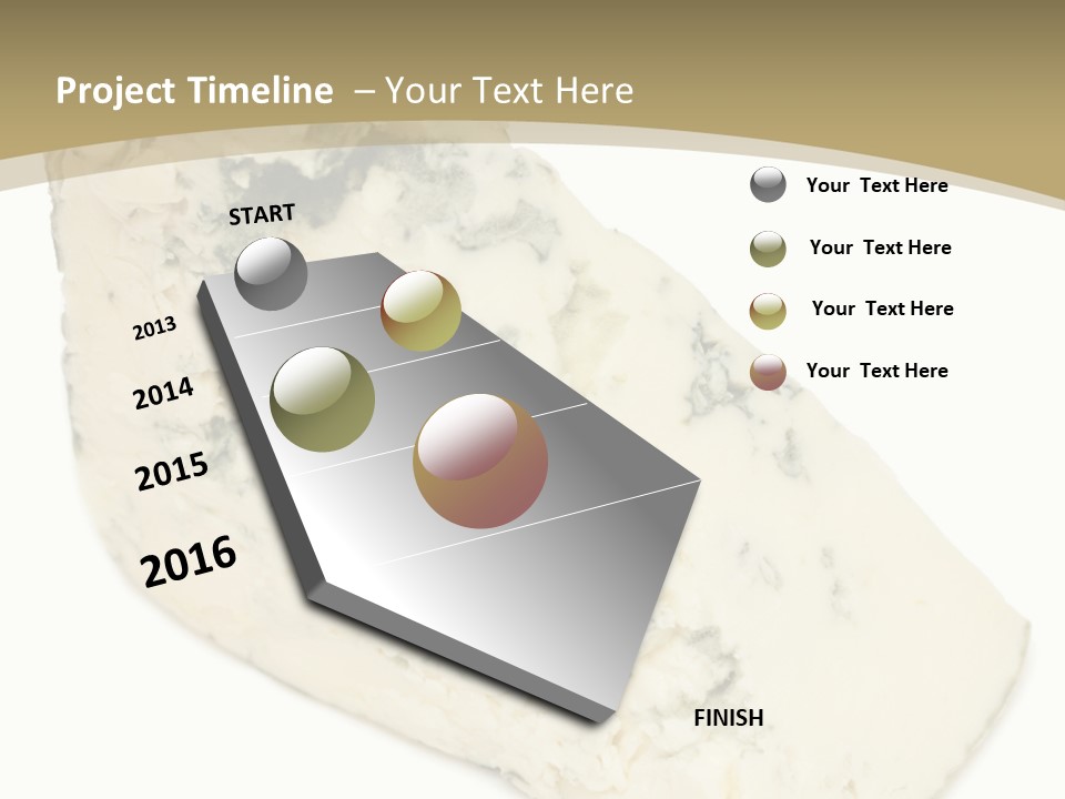 Veined Delicious Appetizer PowerPoint Template