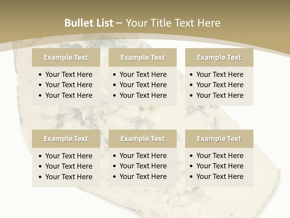 Veined Delicious Appetizer PowerPoint Template