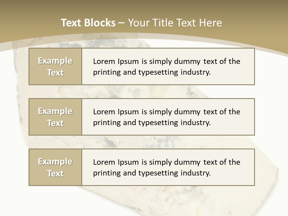 Veined Delicious Appetizer PowerPoint Template