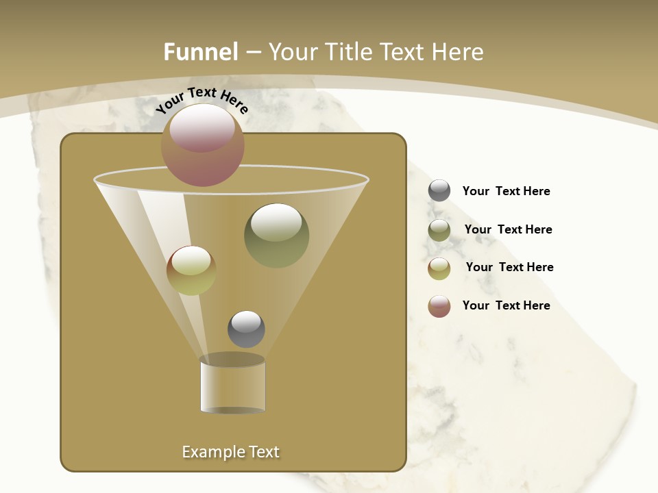 Veined Delicious Appetizer PowerPoint Template