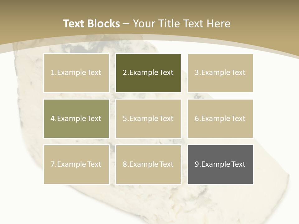 Veined Delicious Appetizer PowerPoint Template