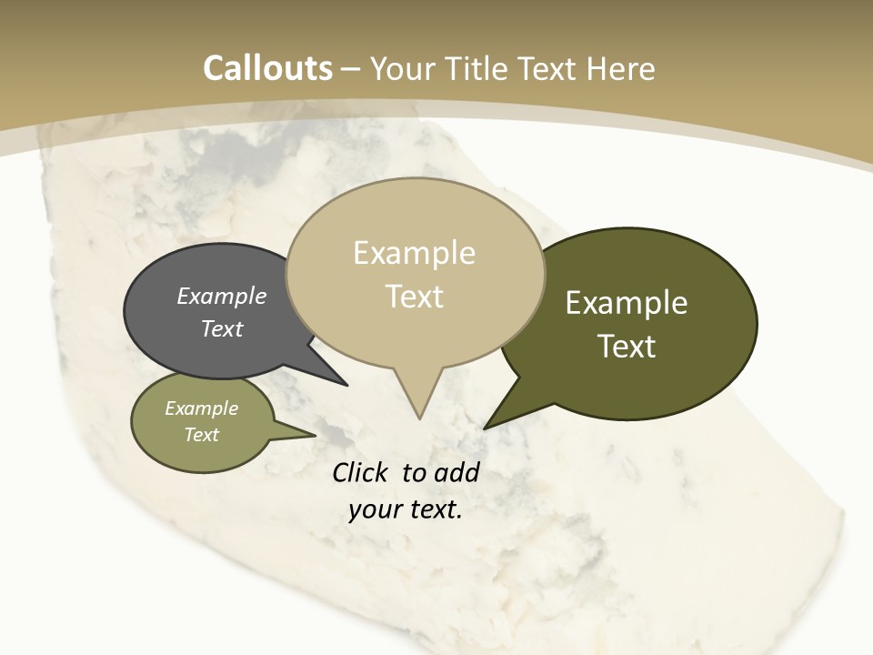 Veined Delicious Appetizer PowerPoint Template