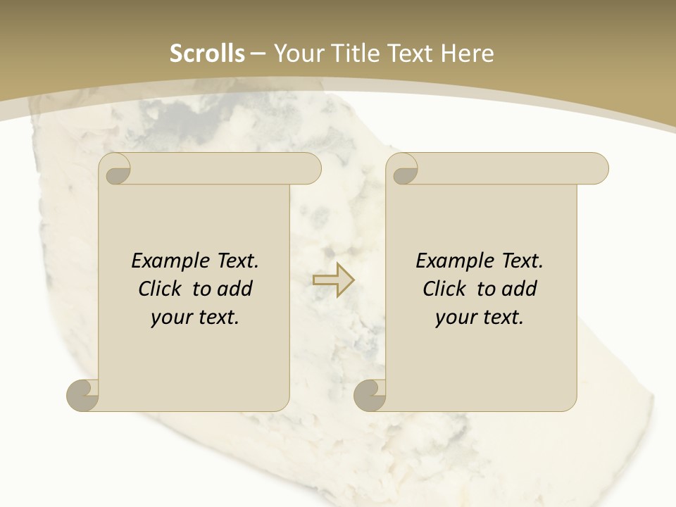 Veined Delicious Appetizer PowerPoint Template