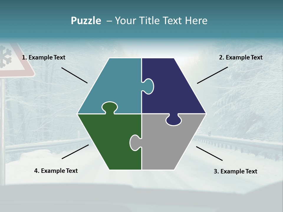 Signs Chains Car PowerPoint Template