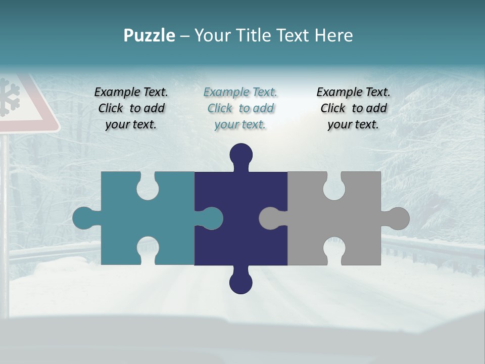 Signs Chains Car PowerPoint Template