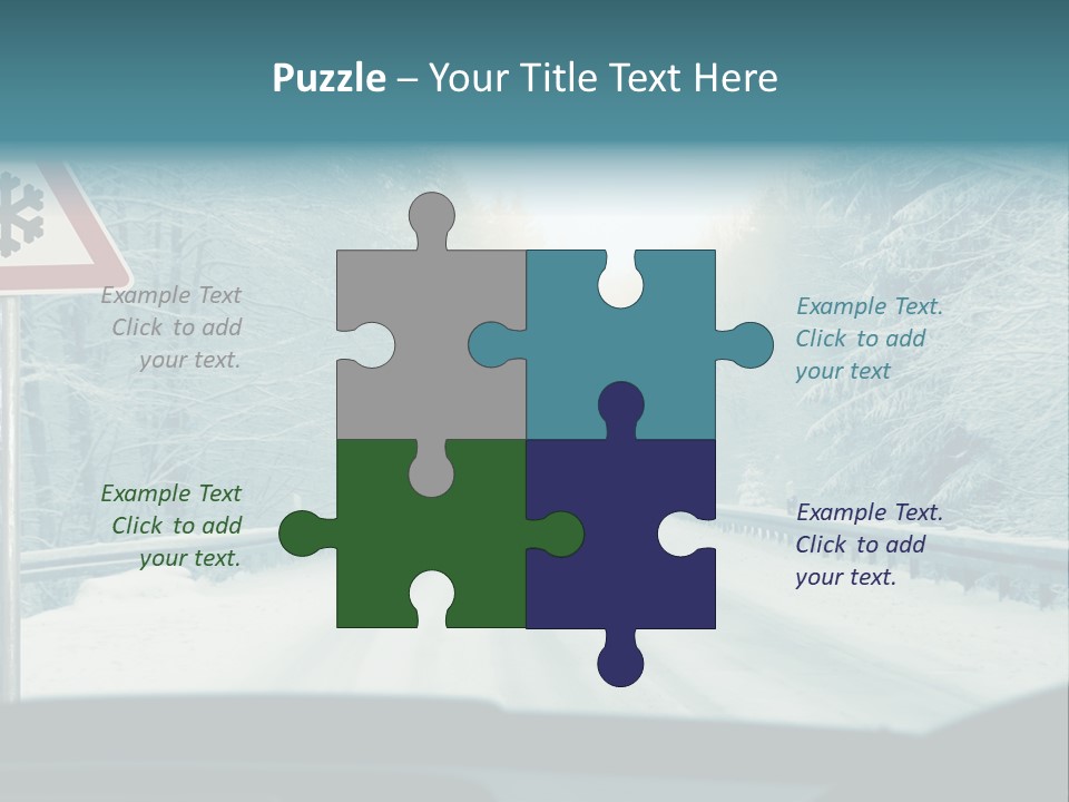 Signs Chains Car PowerPoint Template