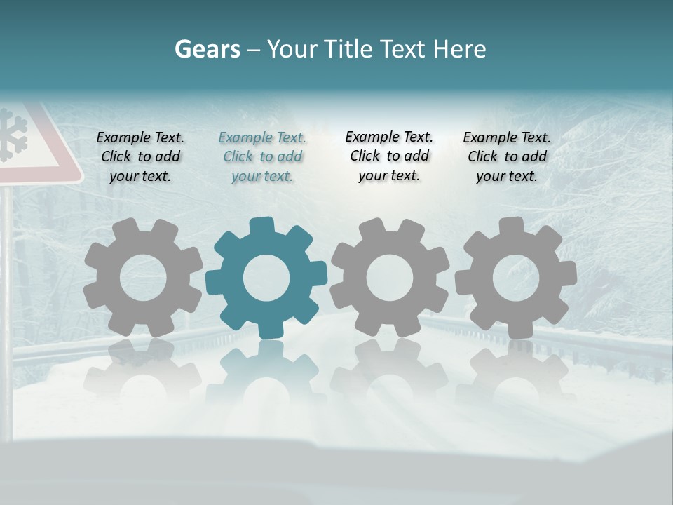 Signs Chains Car PowerPoint Template
