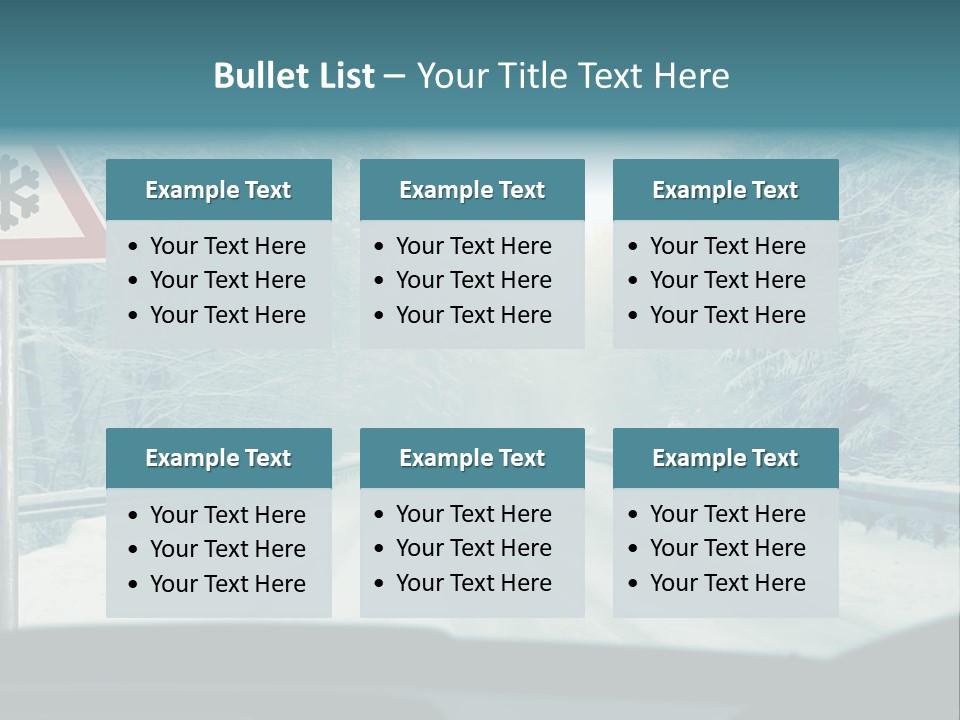 Signs Chains Car PowerPoint Template