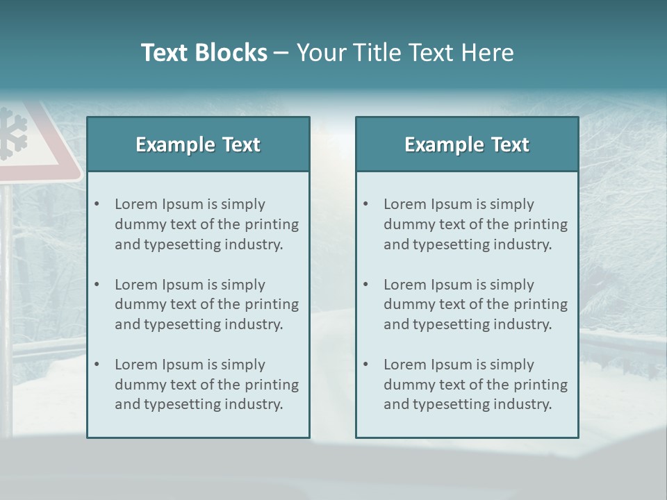 Signs Chains Car PowerPoint Template