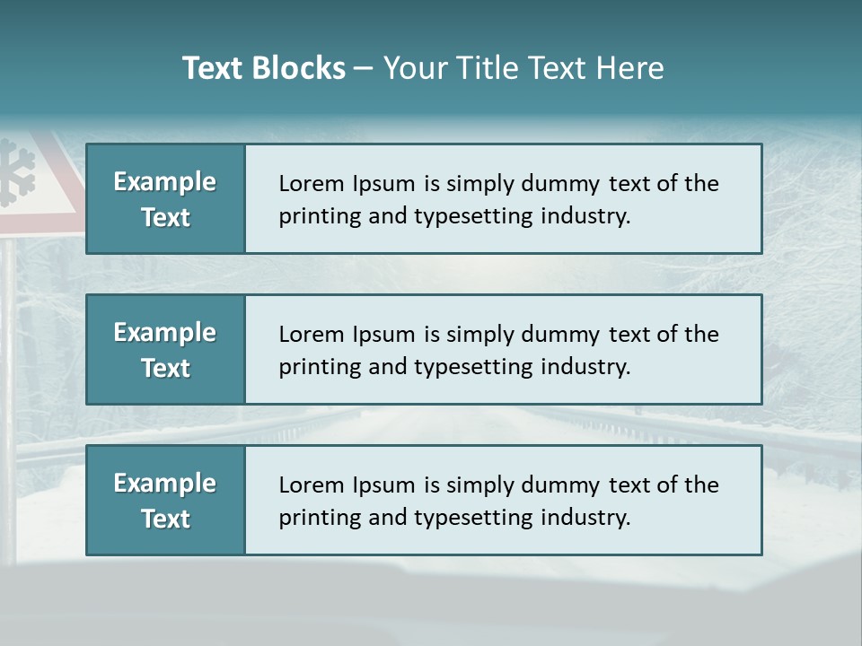 Signs Chains Car PowerPoint Template