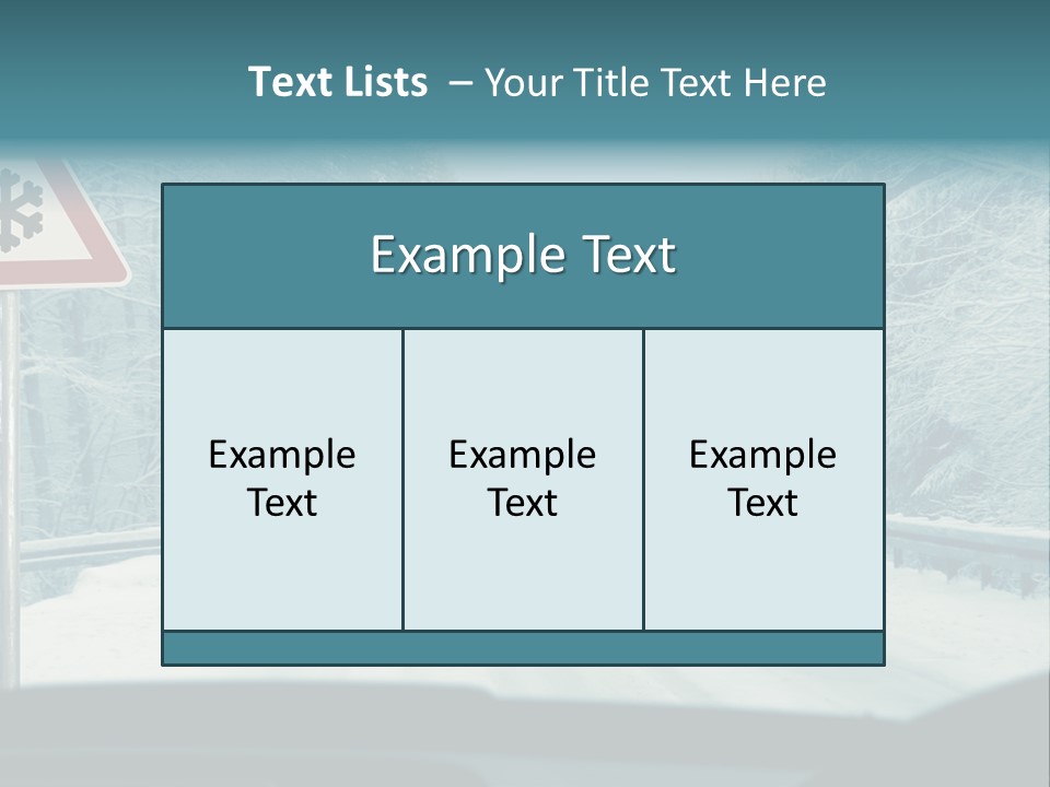 Signs Chains Car PowerPoint Template