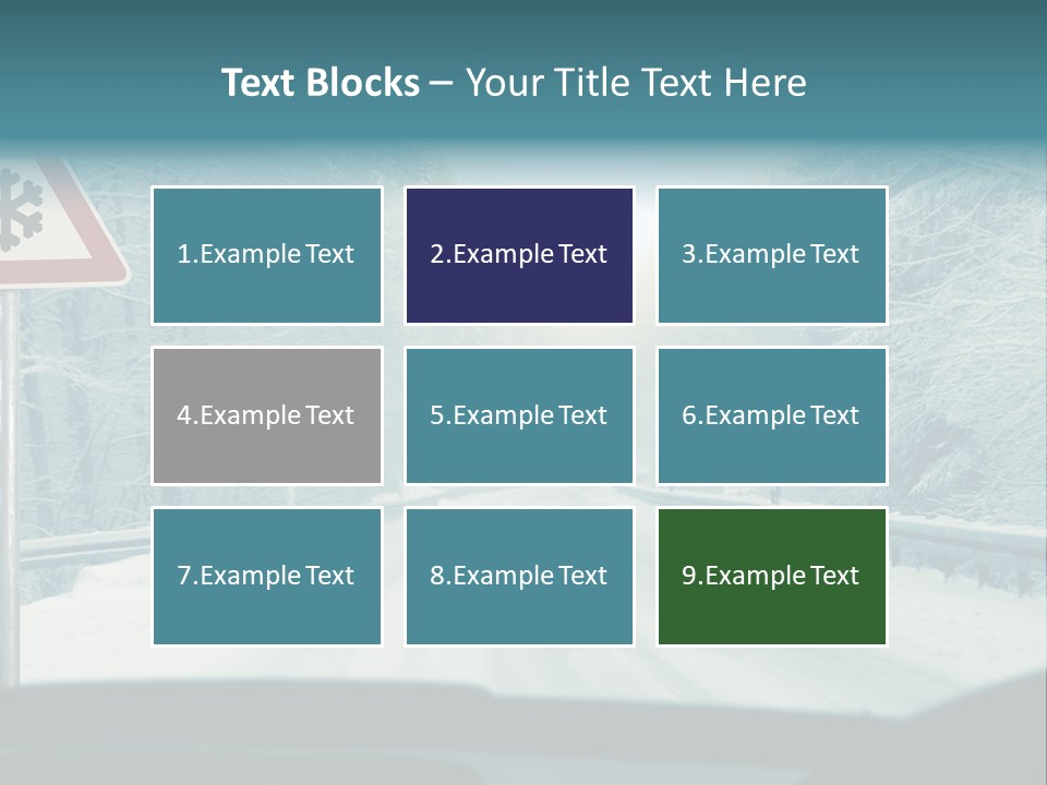 Signs Chains Car PowerPoint Template