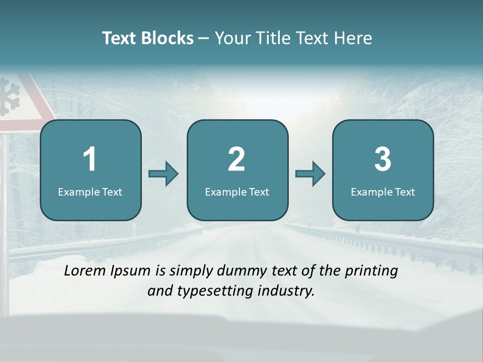 Signs Chains Car PowerPoint Template