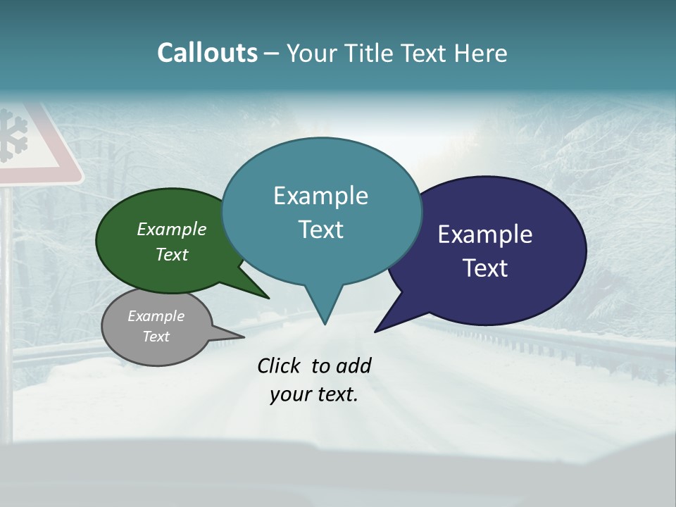 Signs Chains Car PowerPoint Template