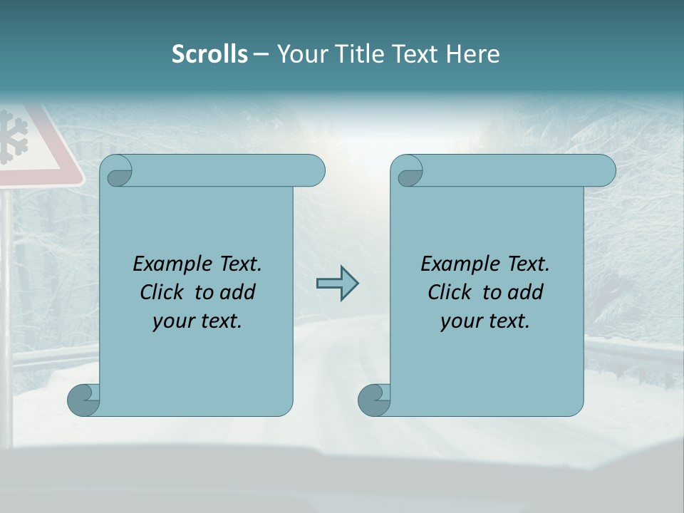 Signs Chains Car PowerPoint Template