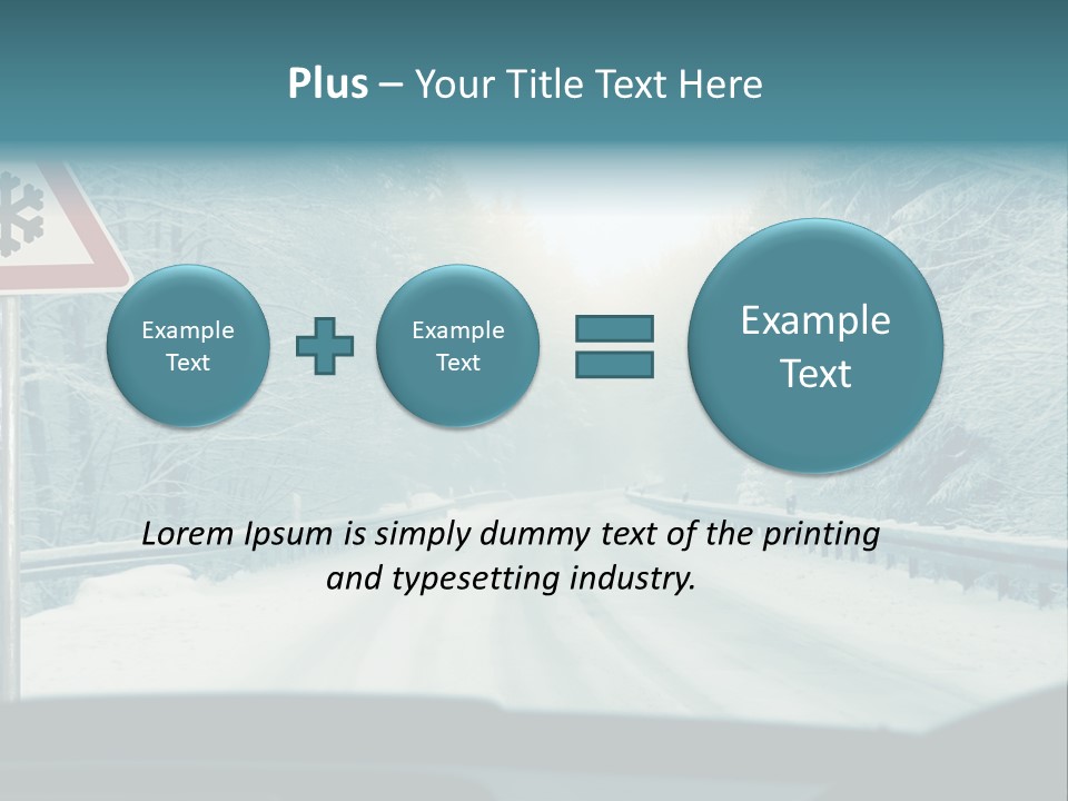 Signs Chains Car PowerPoint Template