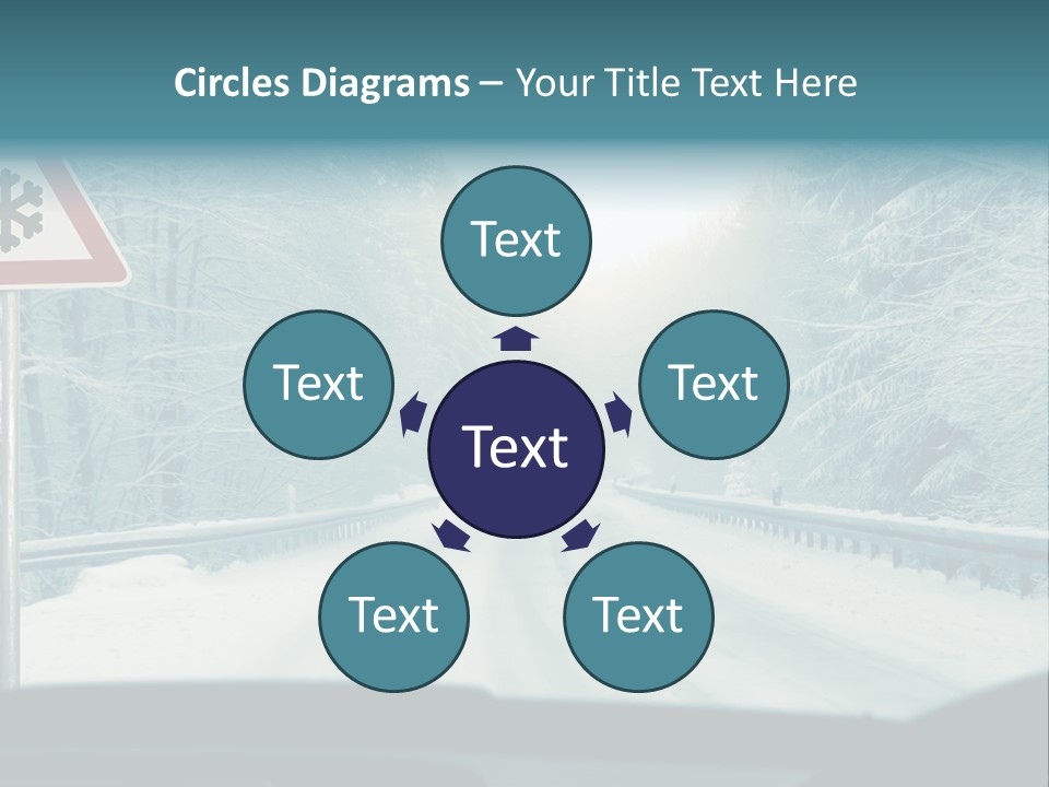 Signs Chains Car PowerPoint Template