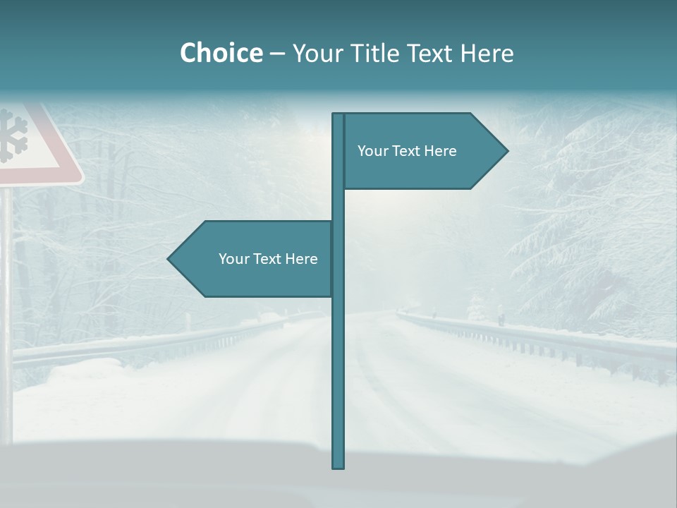 Signs Chains Car PowerPoint Template