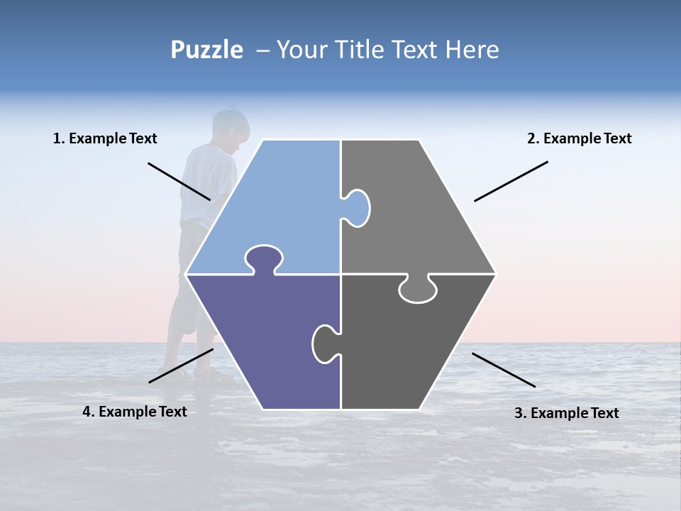 Silence Enjoyment Holiday PowerPoint Template