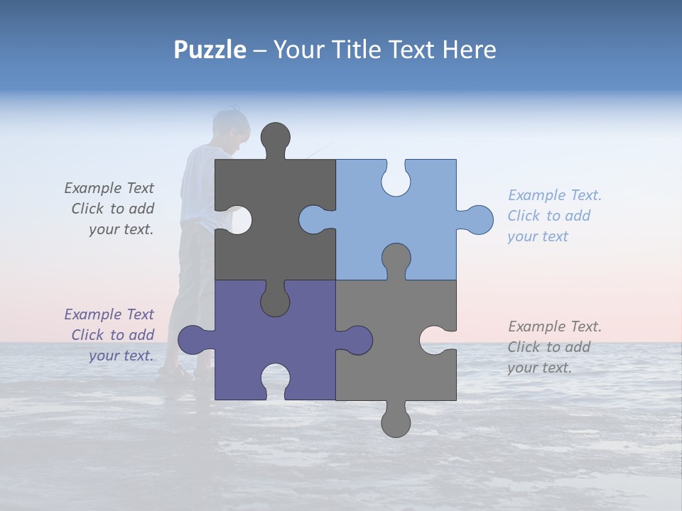 Silence Enjoyment Holiday PowerPoint Template