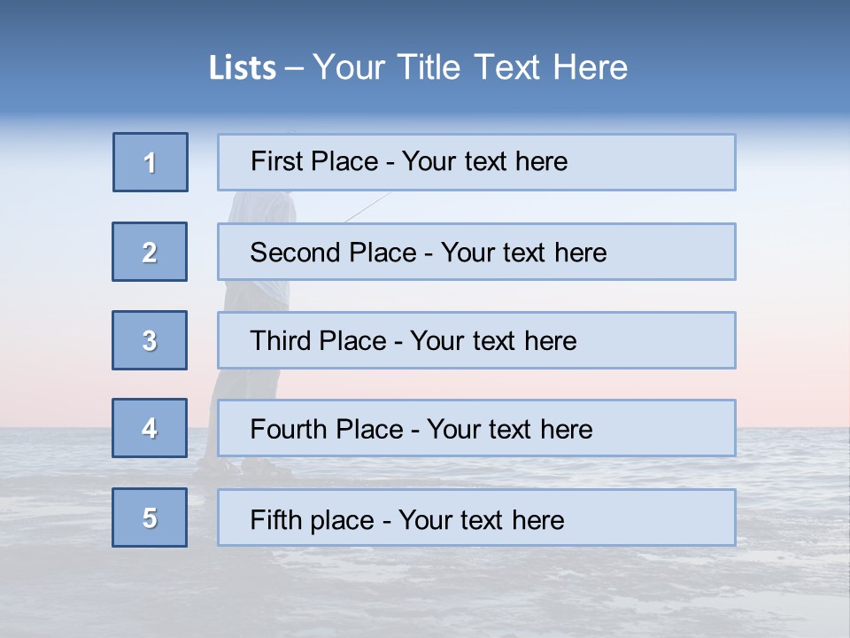 Silence Enjoyment Holiday PowerPoint Template