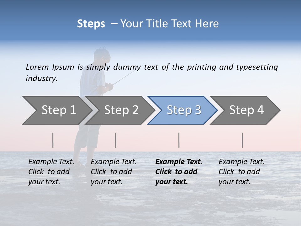 Silence Enjoyment Holiday PowerPoint Template