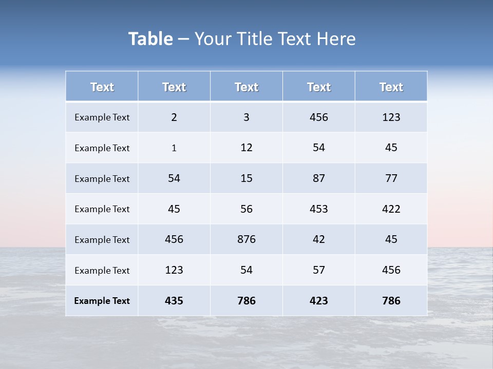 Silence Enjoyment Holiday PowerPoint Template