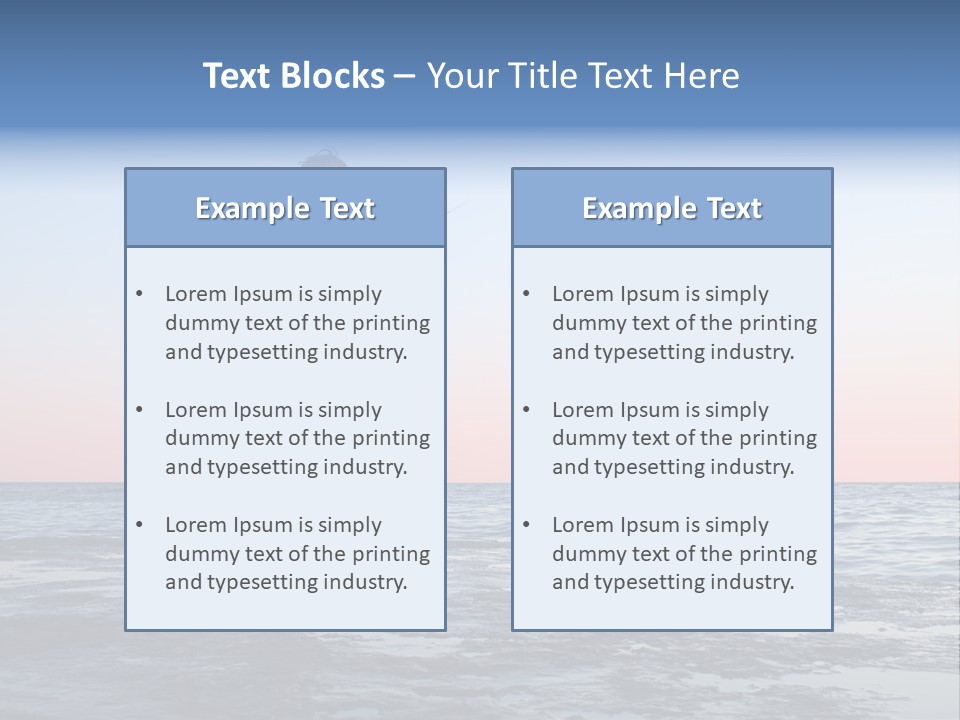 Silence Enjoyment Holiday PowerPoint Template