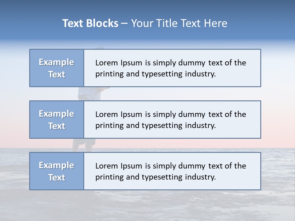Silence Enjoyment Holiday PowerPoint Template