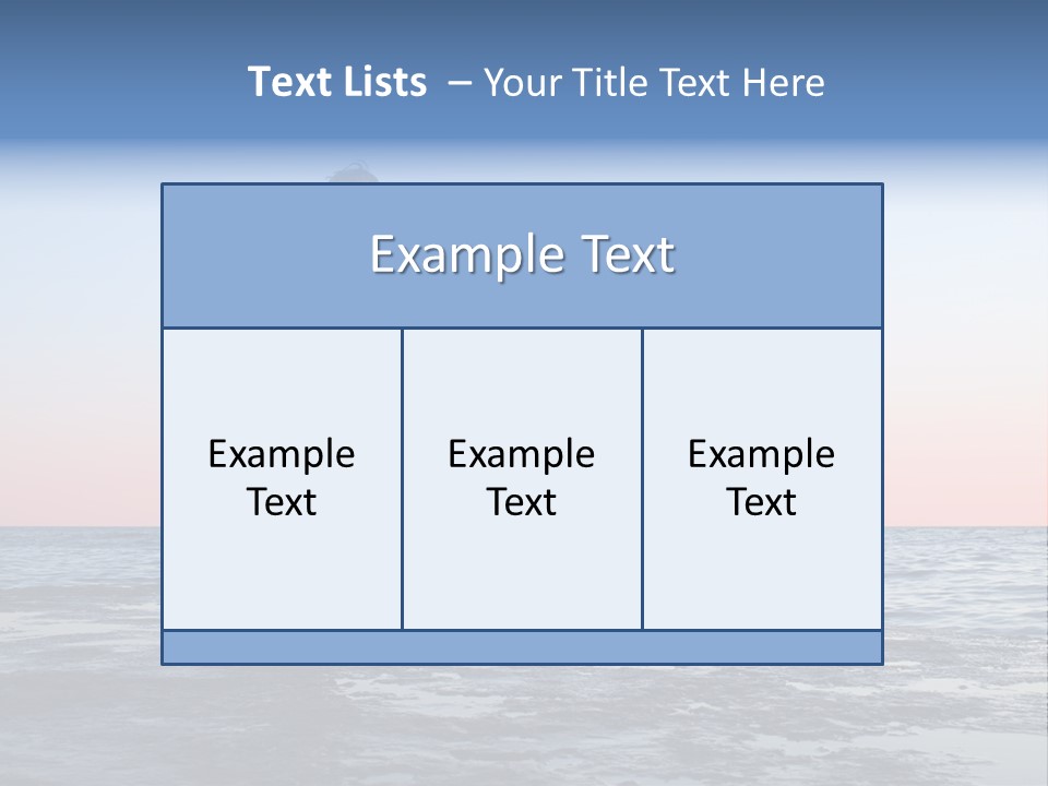 Silence Enjoyment Holiday PowerPoint Template