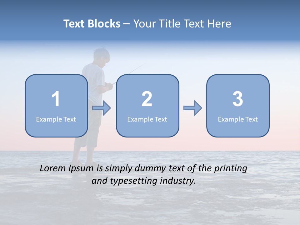 Silence Enjoyment Holiday PowerPoint Template