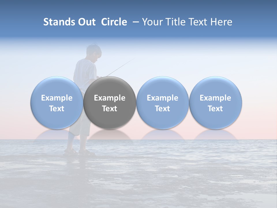 Silence Enjoyment Holiday PowerPoint Template