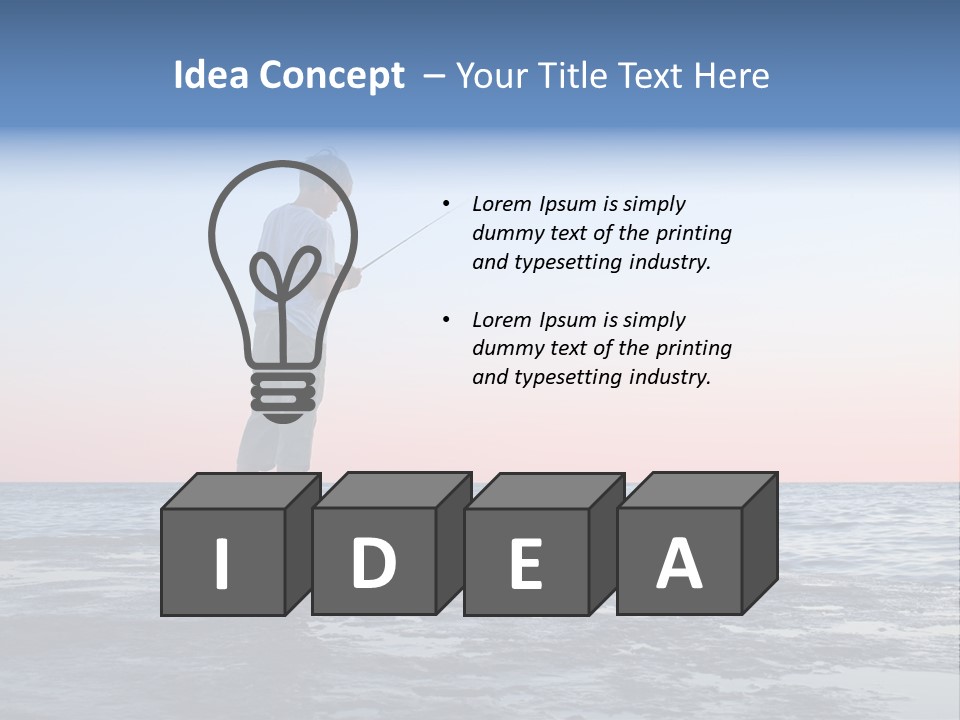 Silence Enjoyment Holiday PowerPoint Template