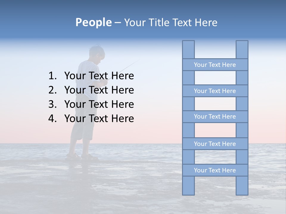 Silence Enjoyment Holiday PowerPoint Template