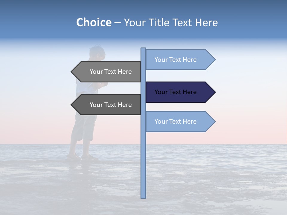Silence Enjoyment Holiday PowerPoint Template