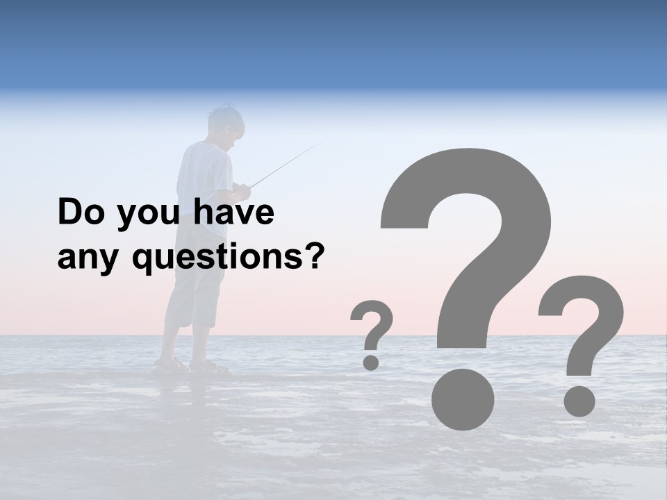 Silence Enjoyment Holiday PowerPoint Template