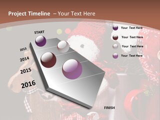 Sledge Present Decor PowerPoint Template