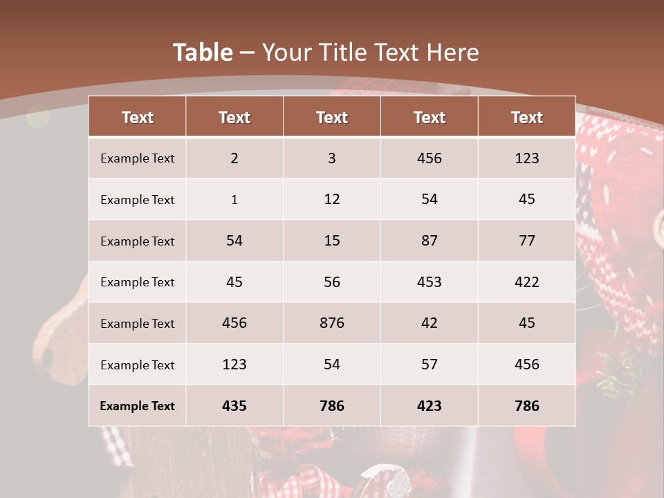 Sledge Present Decor PowerPoint Template