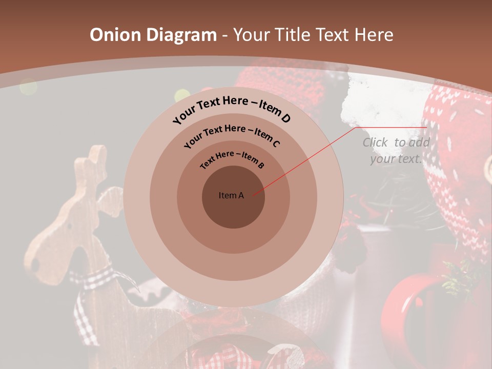 Sledge Present Decor PowerPoint Template