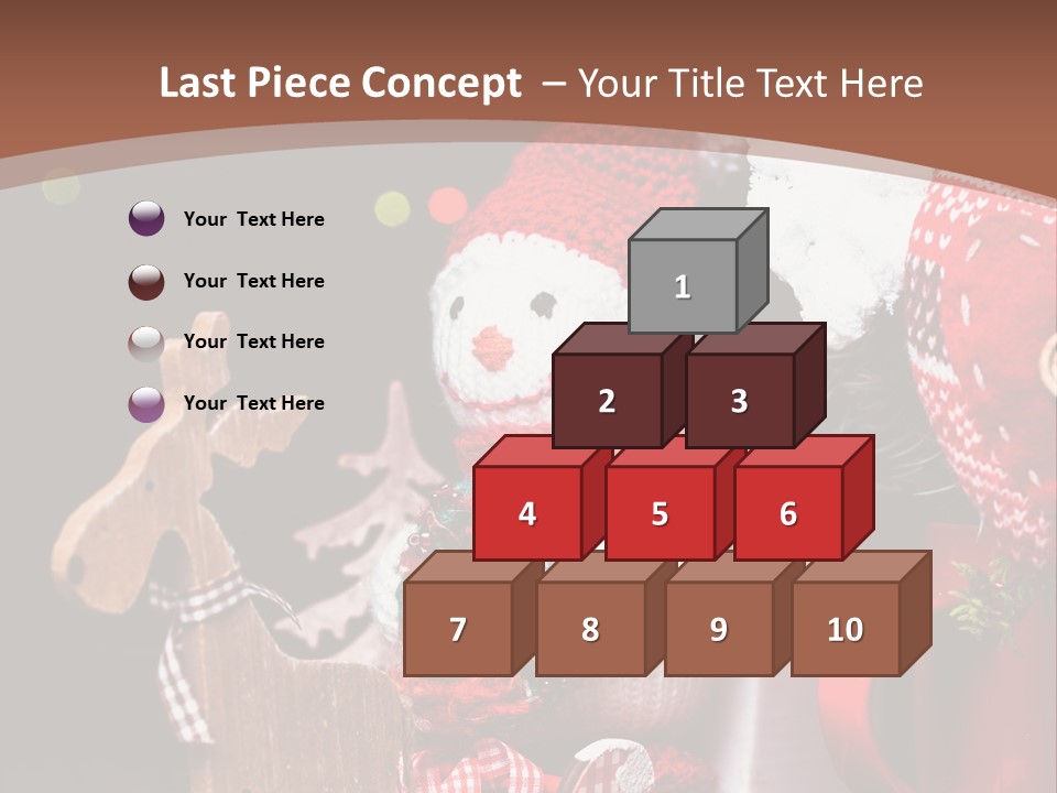 Sledge Present Decor PowerPoint Template