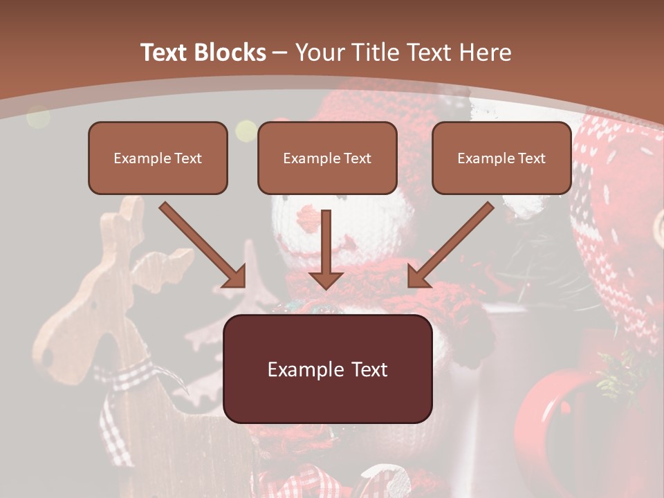 Sledge Present Decor PowerPoint Template