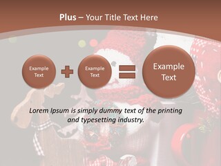 Sledge Present Decor PowerPoint Template