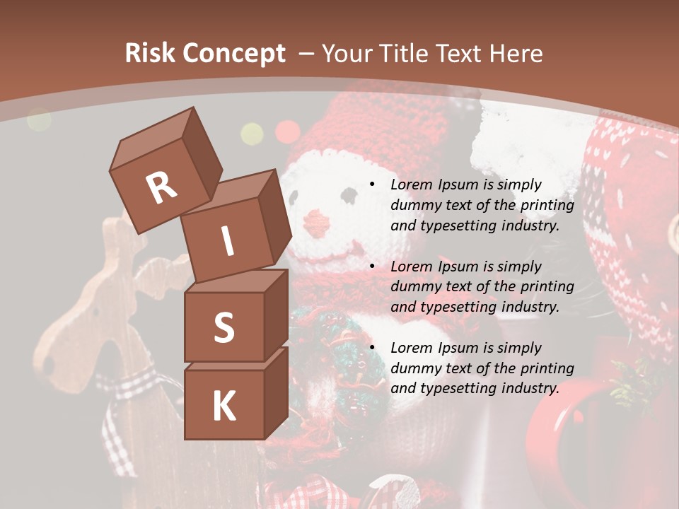 Sledge Present Decor PowerPoint Template