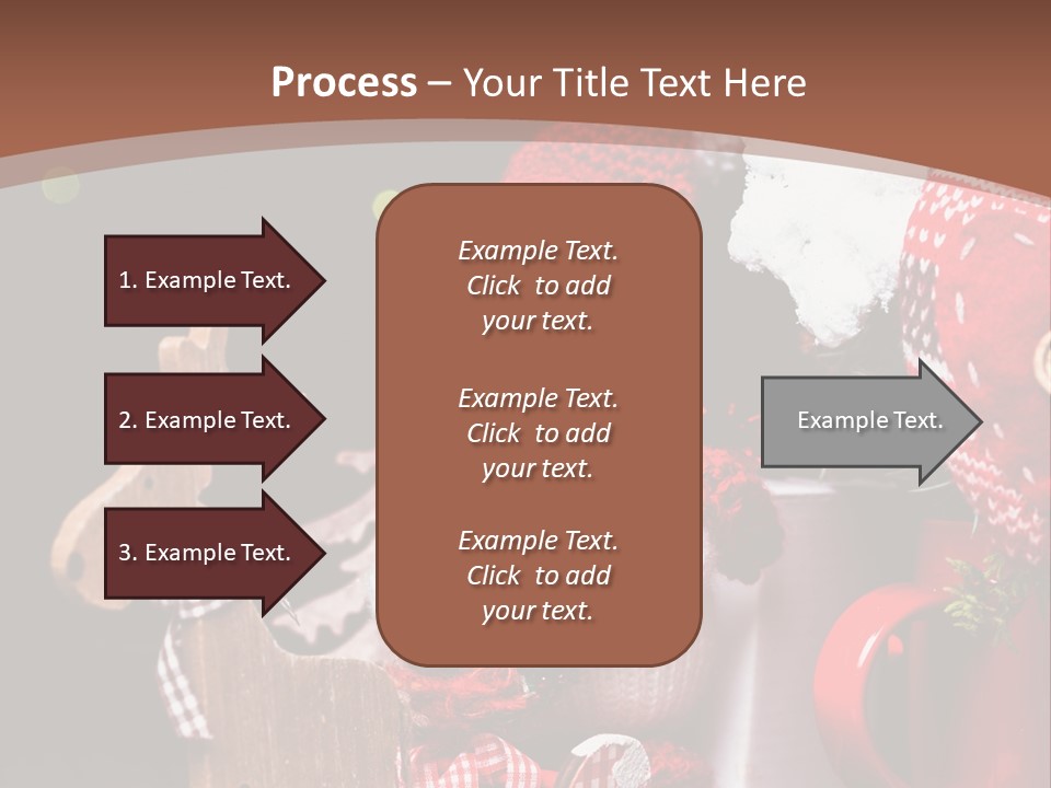 Sledge Present Decor PowerPoint Template