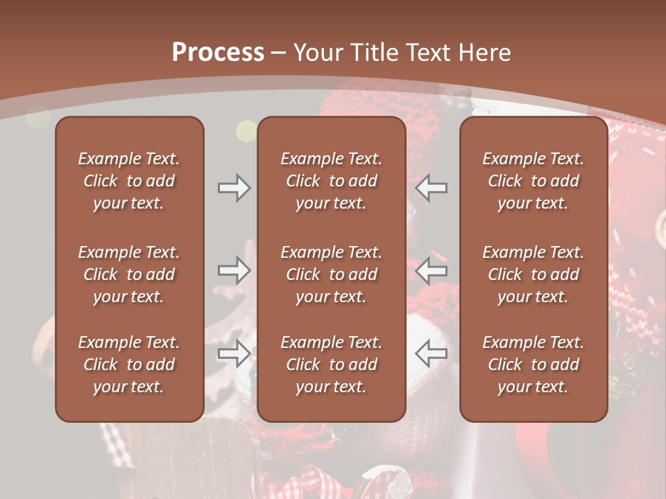 Sledge Present Decor PowerPoint Template