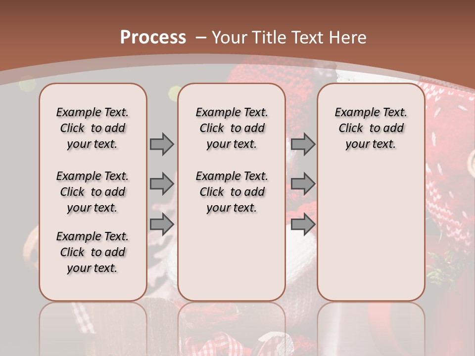 Sledge Present Decor PowerPoint Template