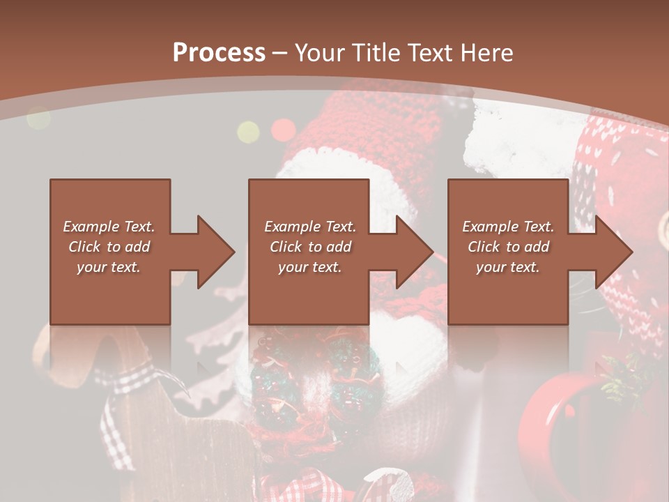 Sledge Present Decor PowerPoint Template