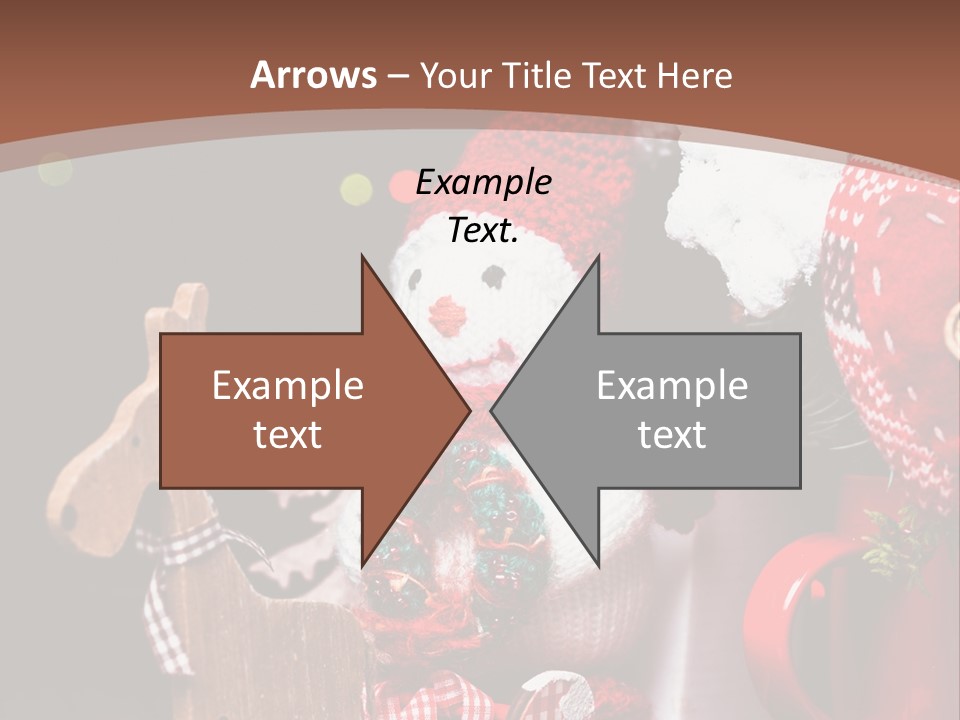 Sledge Present Decor PowerPoint Template