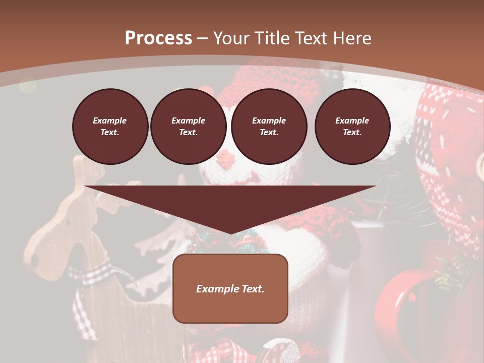 Sledge Present Decor PowerPoint Template